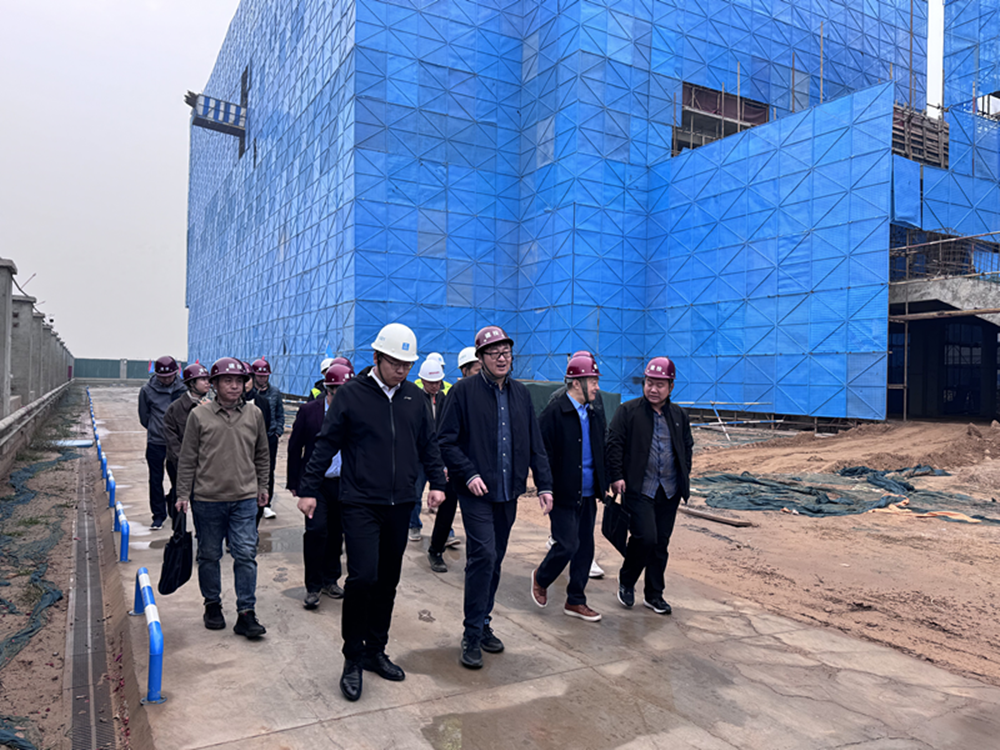 鄭州市建設投資集團有限公司黨委委員、紀委書記張煉帶隊調研六十七高項目建設